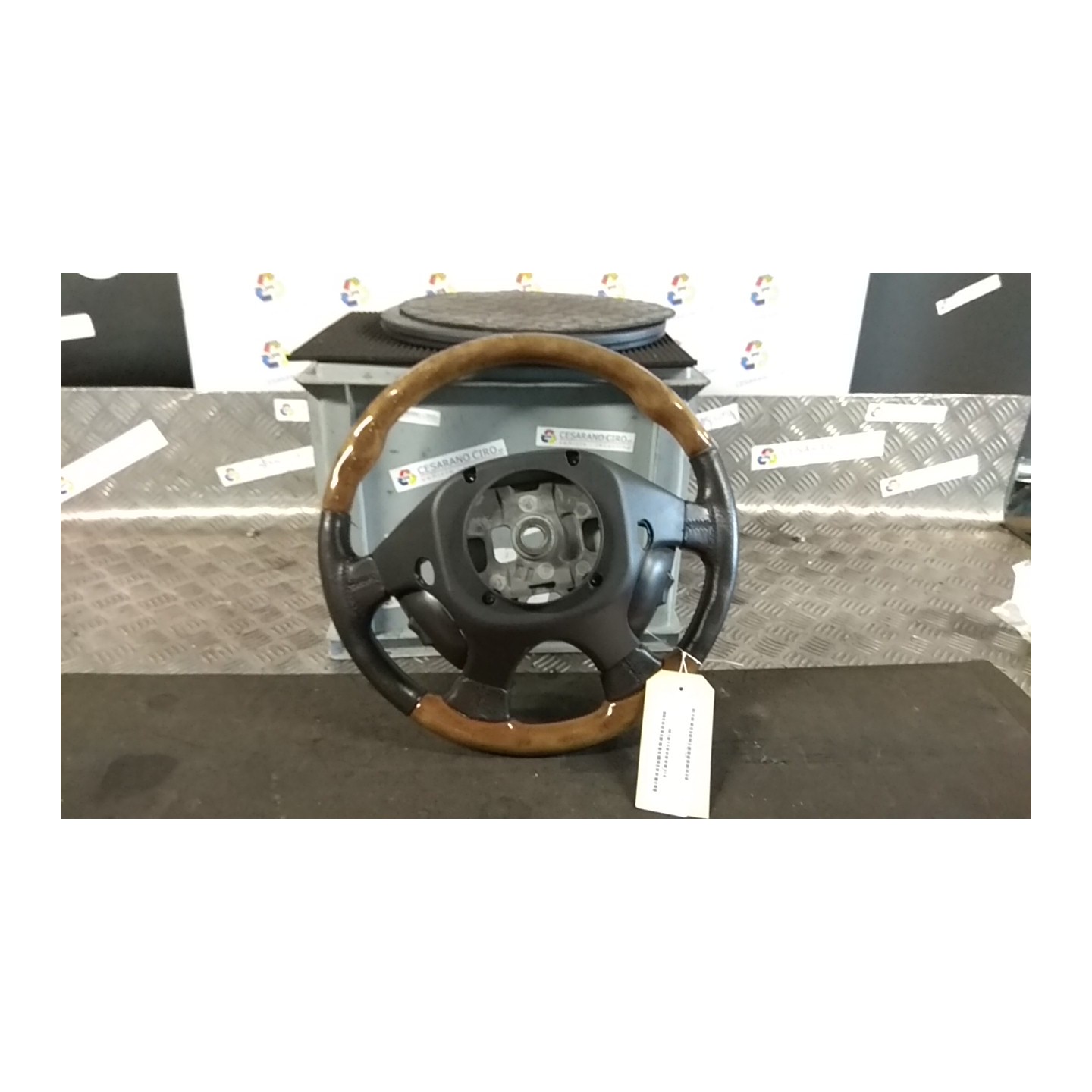 VOLANTE PELLE 061 JAGUAR S-TYPE (X200) (01/99-06/02) FB C2C17445AMB