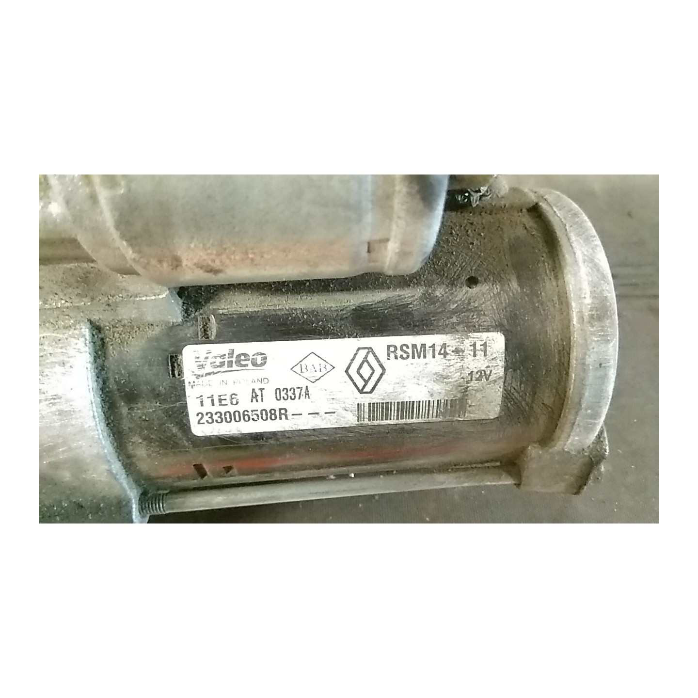 MOTORINO AVVIAMENTO 018 RENAULT CAPTUR (04/13-09/17) K9KE6 233003329R