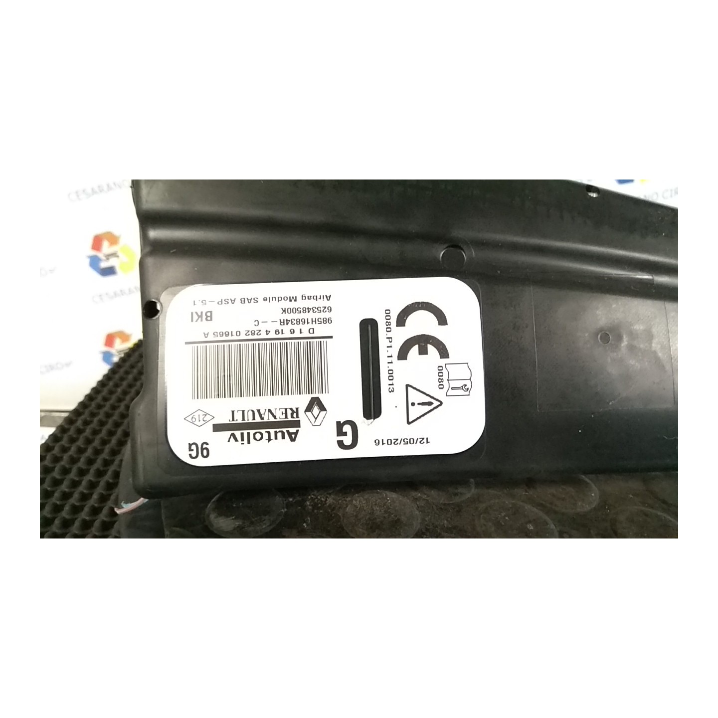 DISPOSITIVO AIRBAG LAT. SX. 061 RENAULT CAPTUR (04/13-09/17) K9KE6 985H19236R