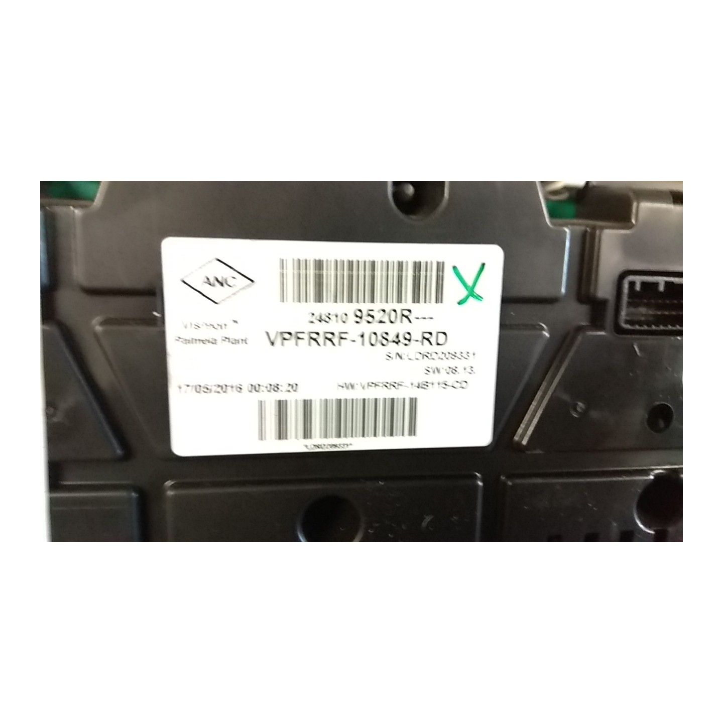 QUADRO STRUMENTI COMPL. C/MODALITA ECO 074 RENAULT CAPTUR (04/13-09/17) K9KE6 248104881R