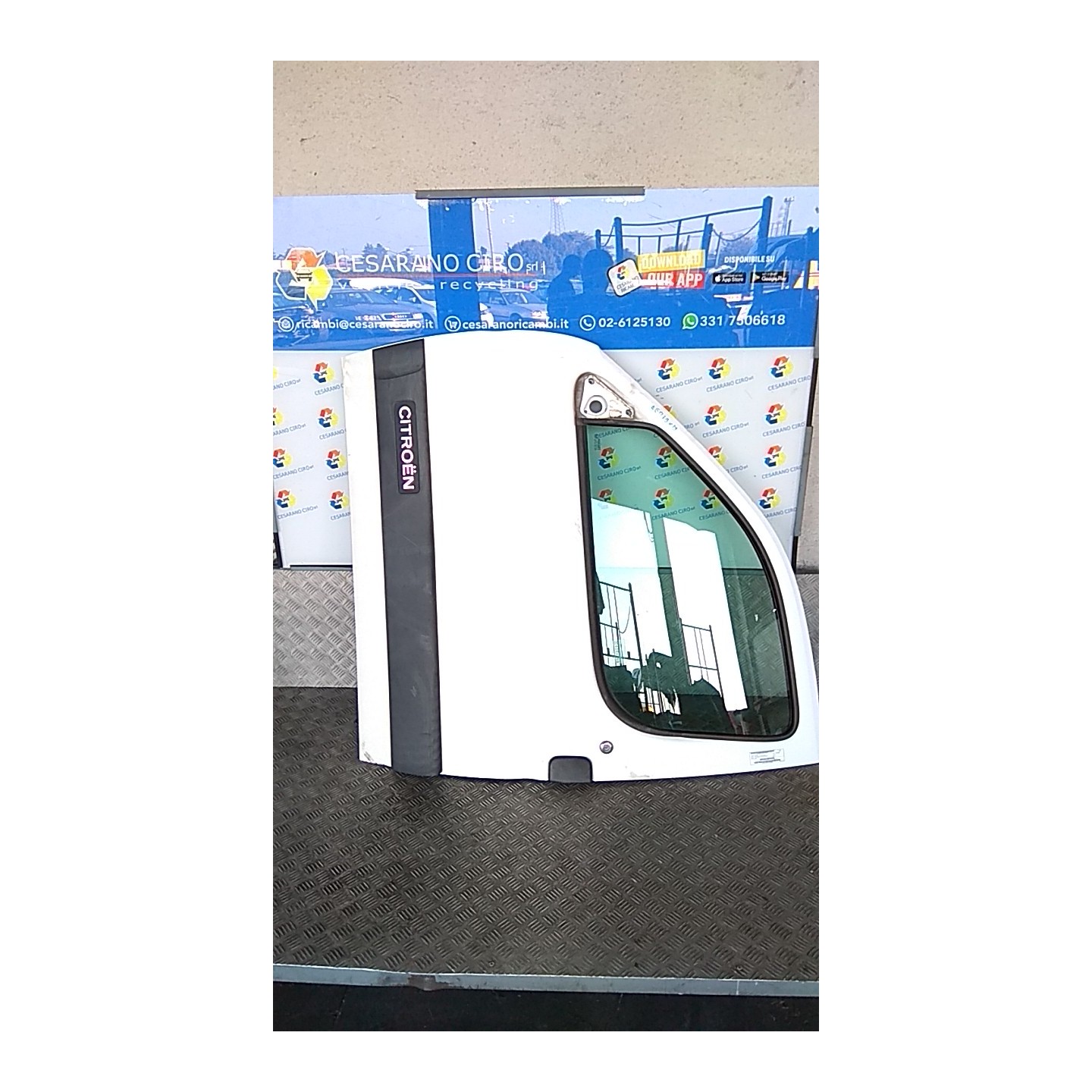 PORTA ANT. PROTEZIONI LATERALI = 145 SX. 149 CITROEN BERLINGO VAN (10/02-03/08) 9HX 9846222280
