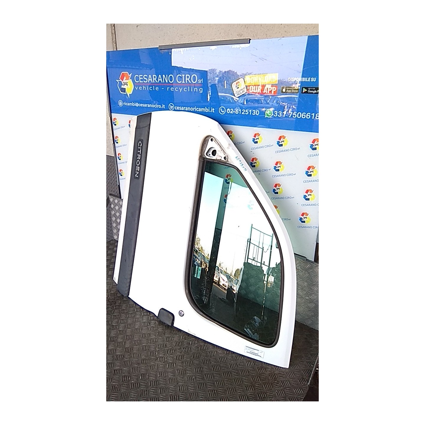 PORTA ANT. PROTEZIONI LATERALI = 145 SX. 149 CITROEN BERLINGO VAN (10/02-03/08) 9HX 9846222280