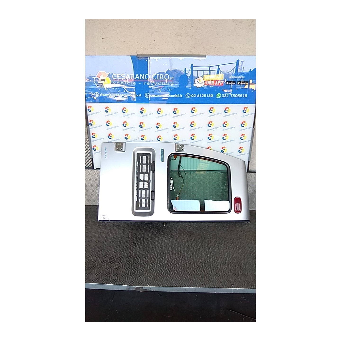 PORTA CARICO POST. A BATTENTE VETRATA SX. 157 FIAT SCUDO (PL) (02/96-12/03) RHX 9408702788