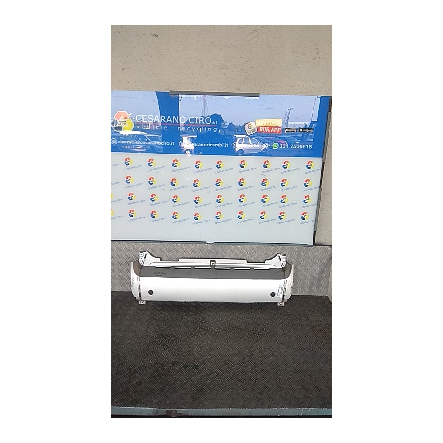 PARAURTI POST. CENTR. 164 SMART FORTWO (A/C451) (01/07-12/11) 3B21 A4516470001CA7L