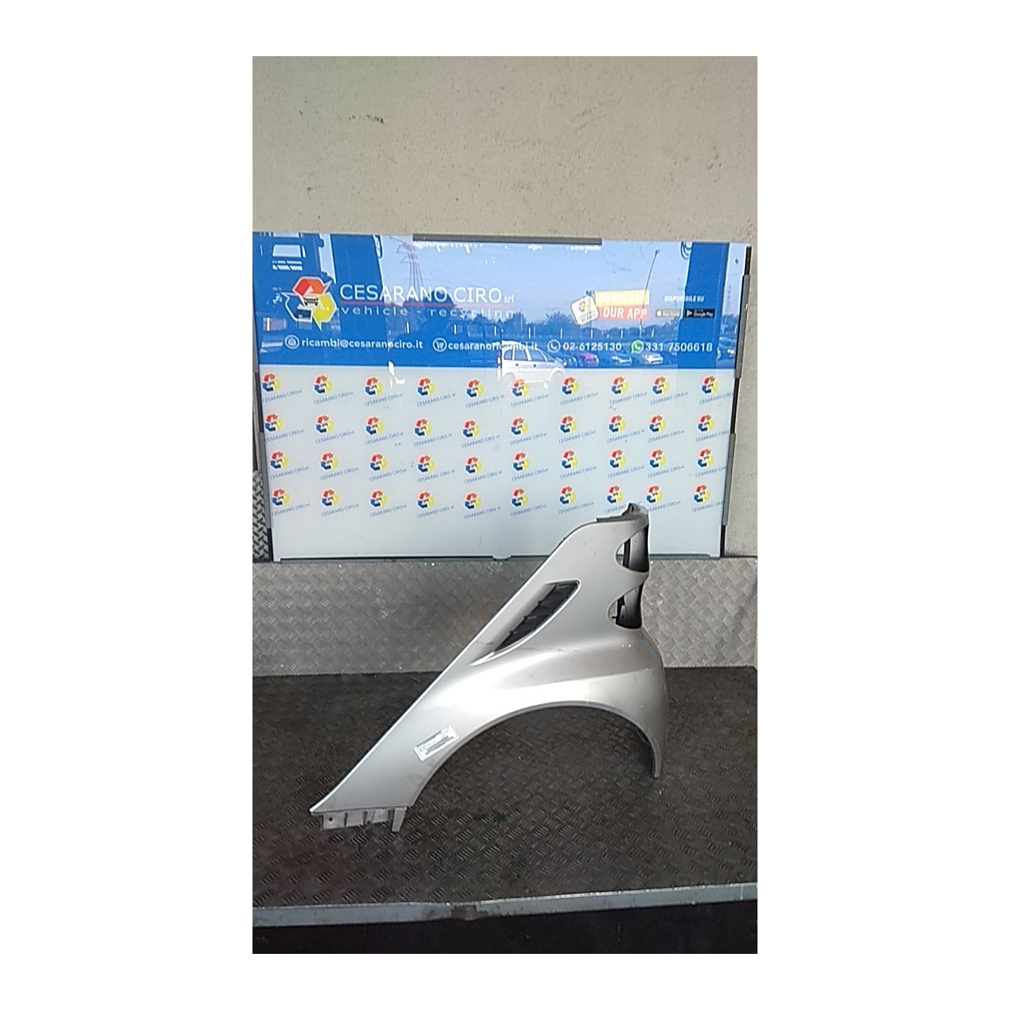 PARAFANGO POST. PARTE INF. SX. 166 SMART FORTWO (A/C451) (01/07-12/11) 3B21 A4518820101CA3L