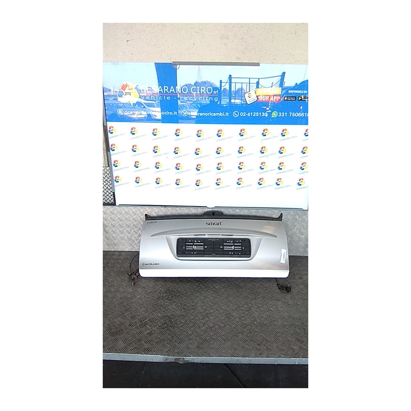 PORTELLO POST. 167 SMART FORTWO (A/C451) (01/07-12/11) 3B21 A4517420210