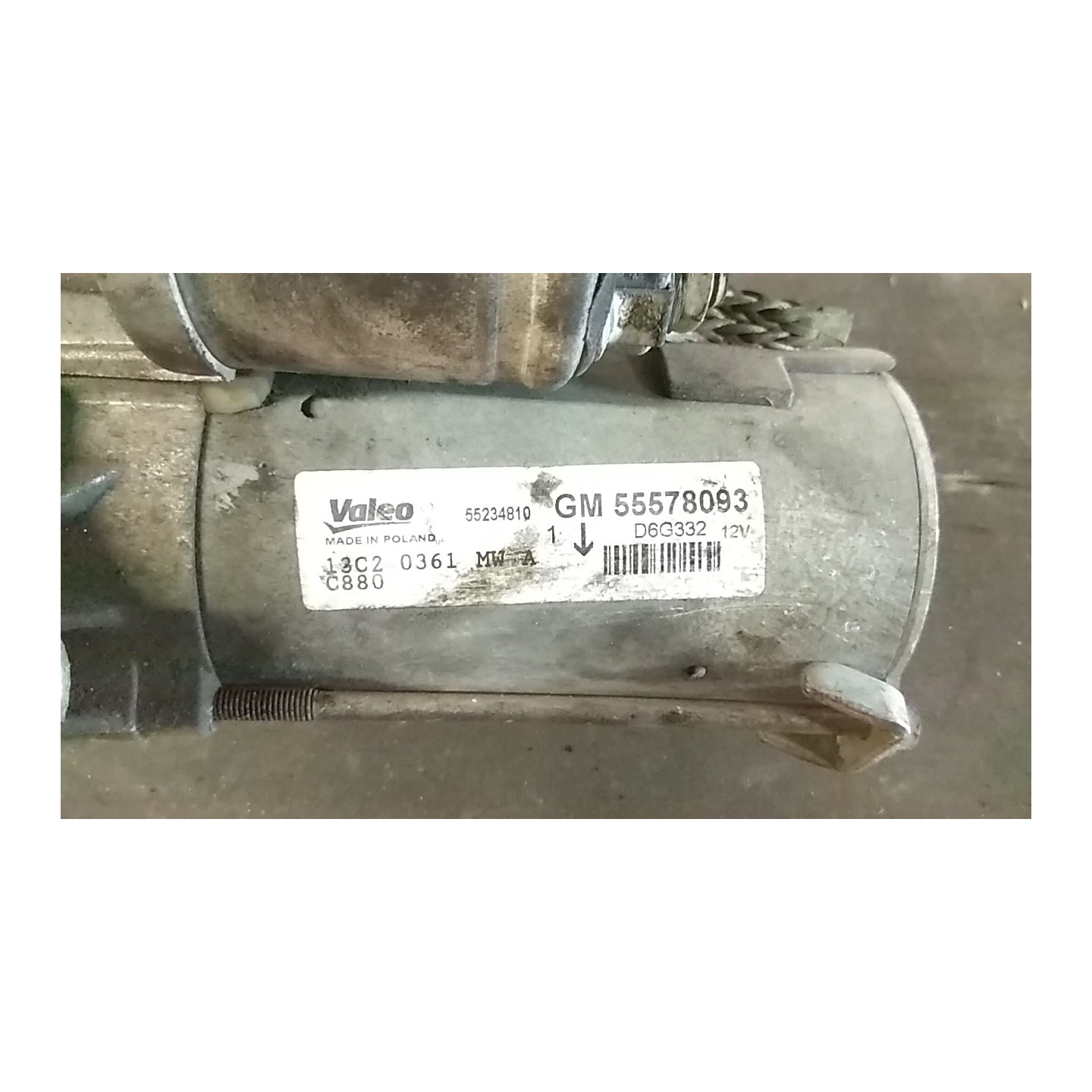 MOTORINO AVVIAMENTO 082 OPEL CORSA (S07) (01/11-05/15) A13DTC 55578093