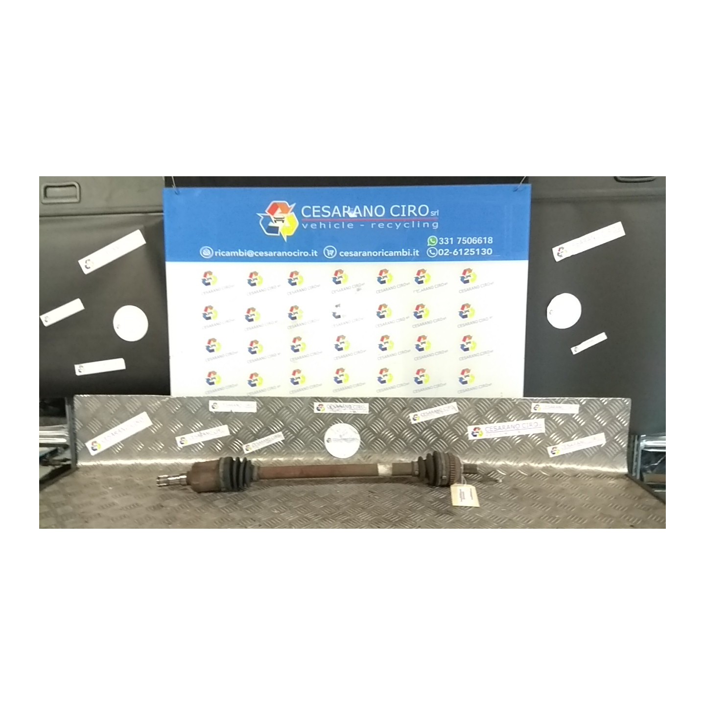 SEMIALBERO POST. COMPL. DX. 020 SMART FORTWO (A/C451) (01/07-12/11) 3B21 A4513570601