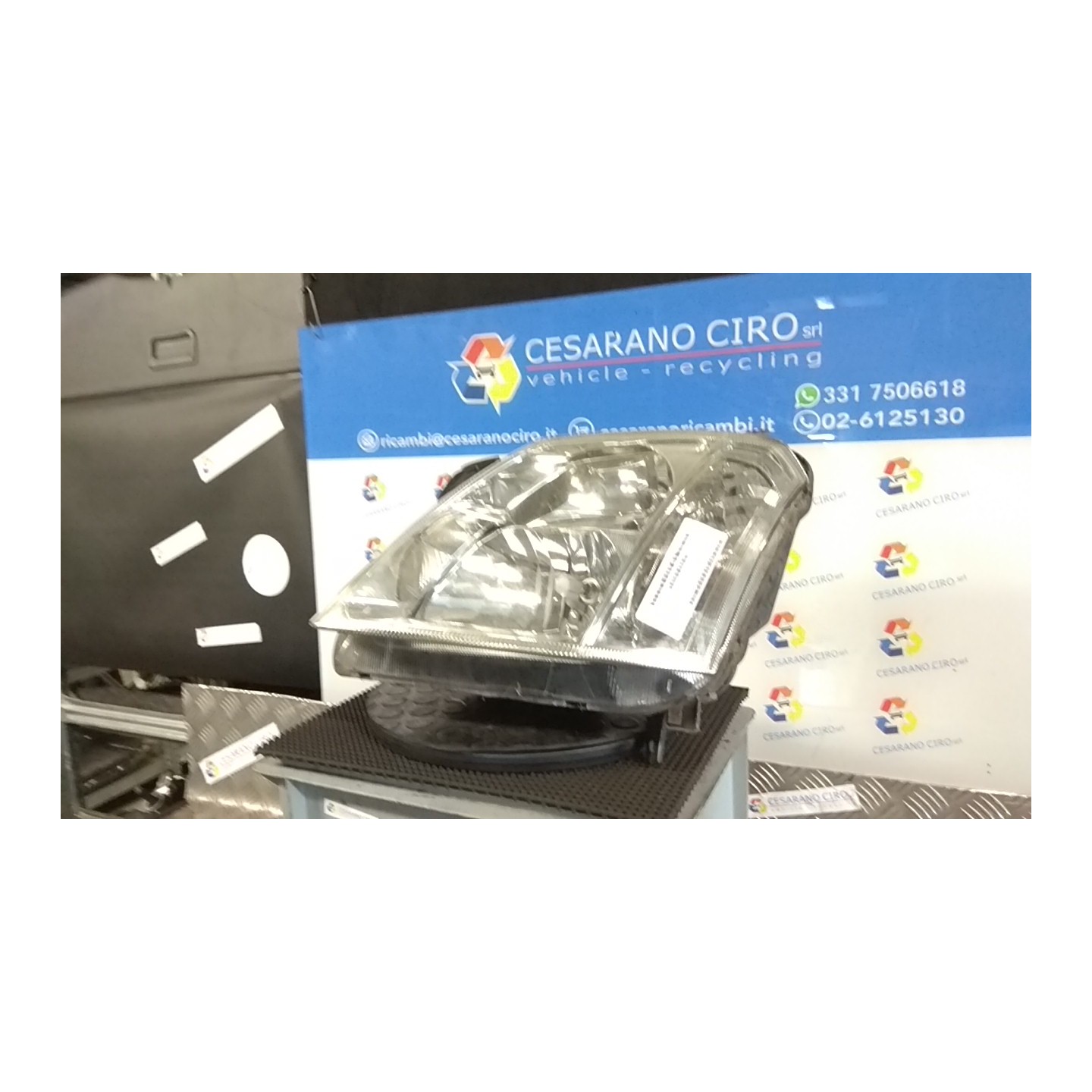 PROIETTORE SX. 034 OPEL MERIVA (X03) (03/03-12/10) Z16XEP 93175364