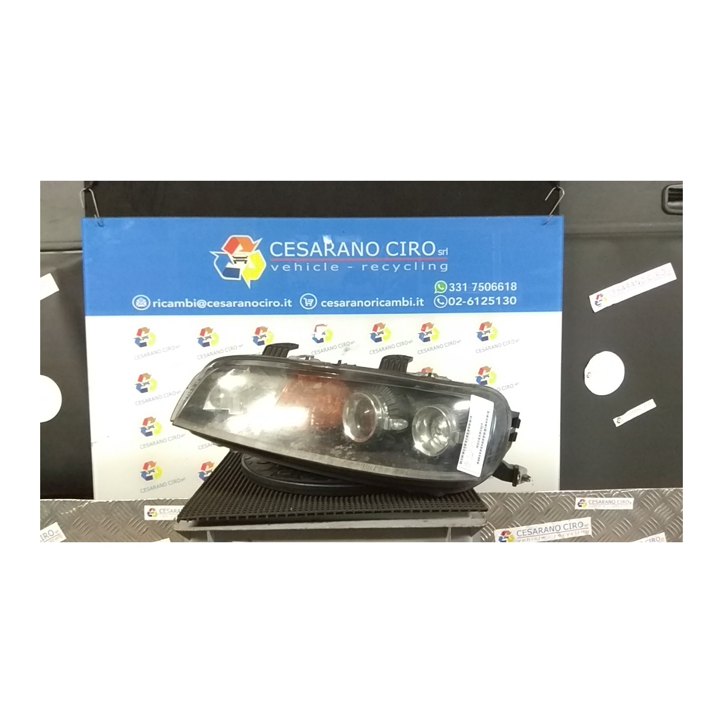PROIETTORE SX. 013 FIAT PUNTO (1N/1P) (07/99-12/05) 188A4000 51712396