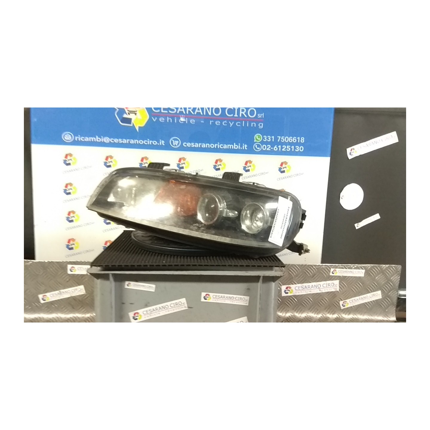 PROIETTORE SX. 013 FIAT PUNTO (1N/1P) (07/99-12/05) 188A4000 51712396