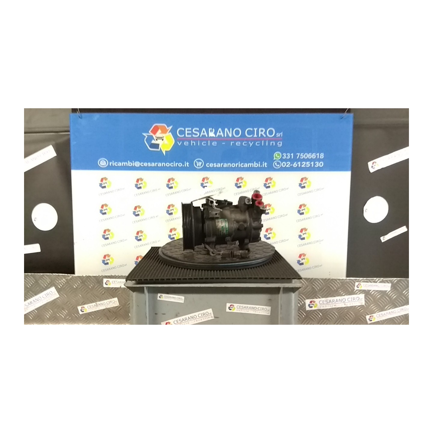 COMPRESSORE A/C 046 NISSAN MICRA (K12E) (11/02-05/06) K9K 92600BN700