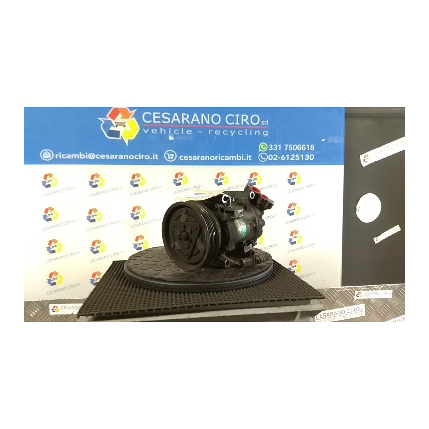 COMPRESSORE A/C 046 NISSAN MICRA (K12E) (11/02-05/06) K9K 92600BN700