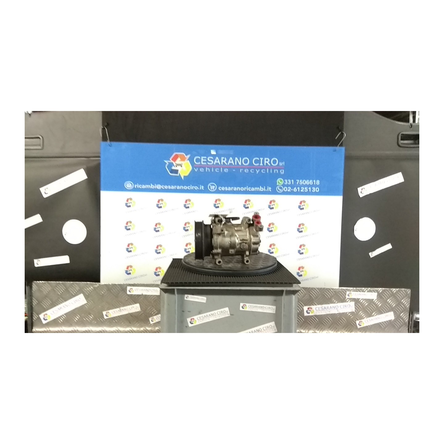 COMPRESSORE A/C ROTAZIONE 049 RENAULT CLIO 2A SERIE (05/01-11/10) K4JB7 7701499969