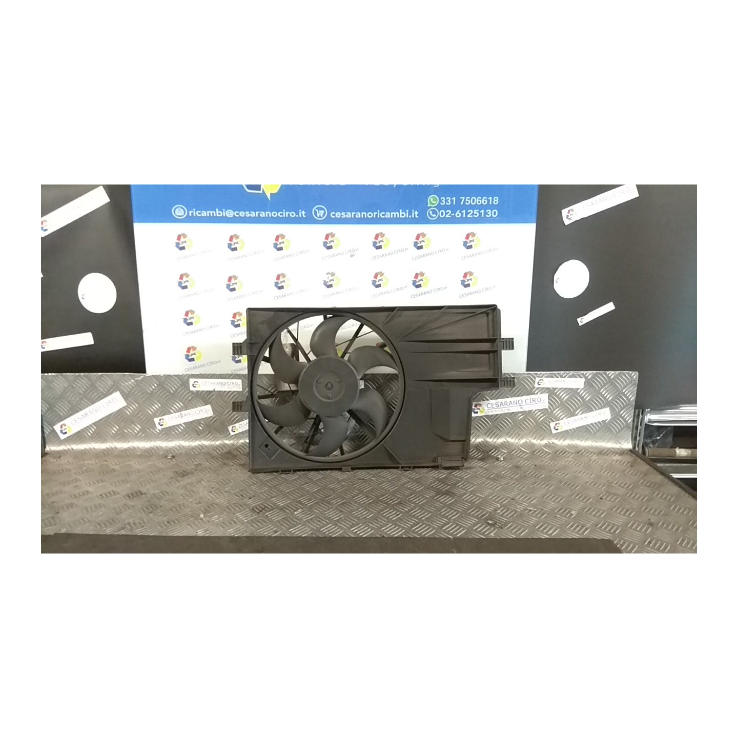 ELETTROVENTOLA CON SUPPORTO 100W 055 MERCEDES-BENZ CLASSE A (W168) (03/01-06/04) 166940 A1685000293