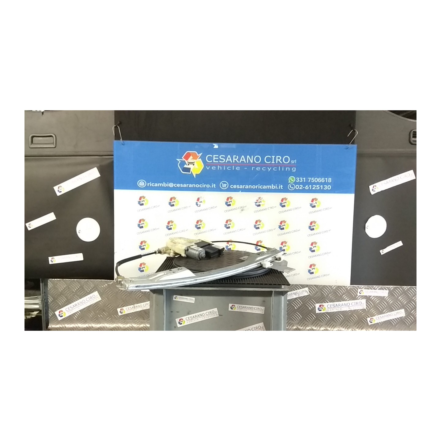 ALZACRISTALLO ELETTR. PORTA ANT. SX. 013 CITROEN C4 (11/04-10/10) NFU 9221S1
