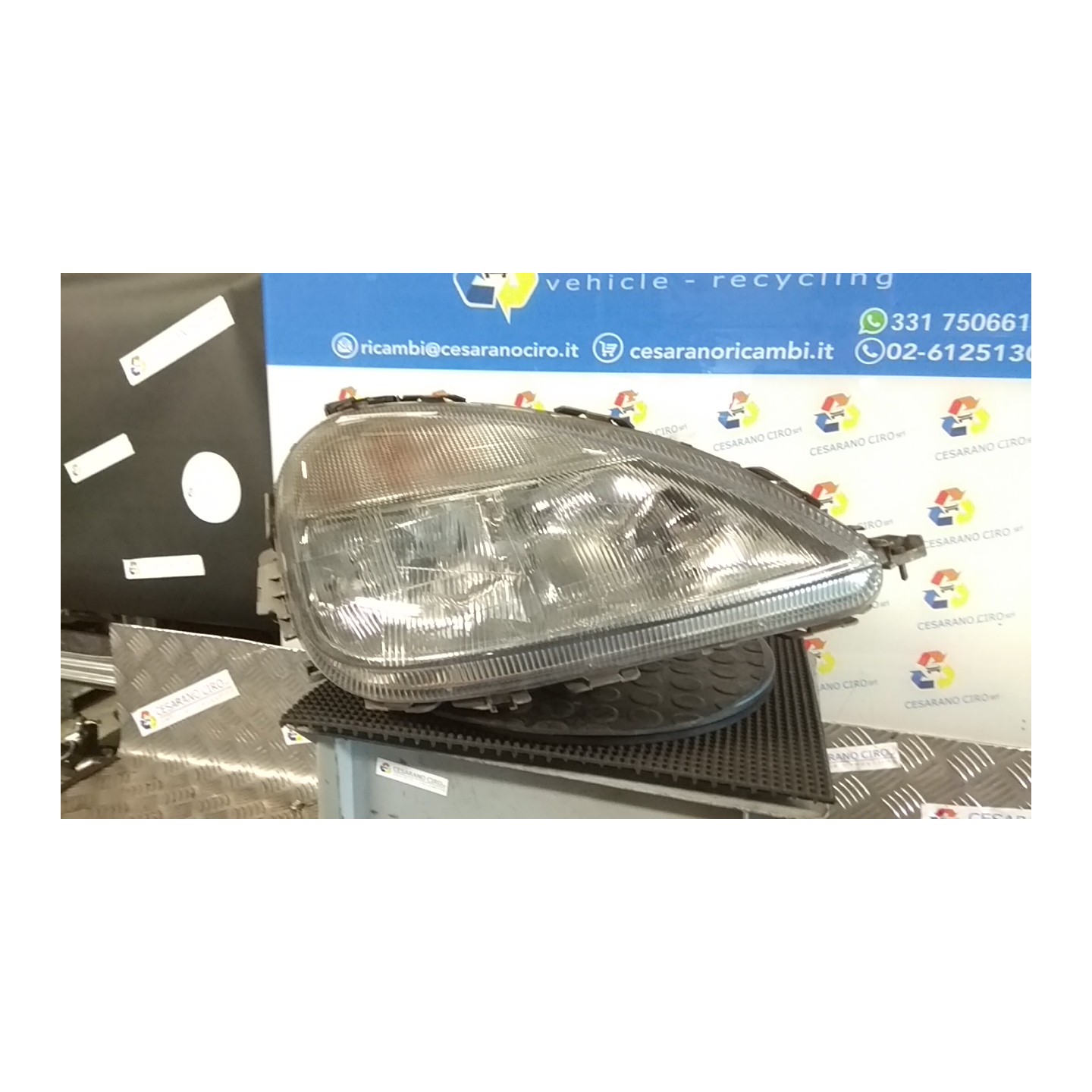 PROIETTORE DX. 026 MERCEDES-BENZ CLASSE A (W168) (10/97-02/01) 166960 A1688201061