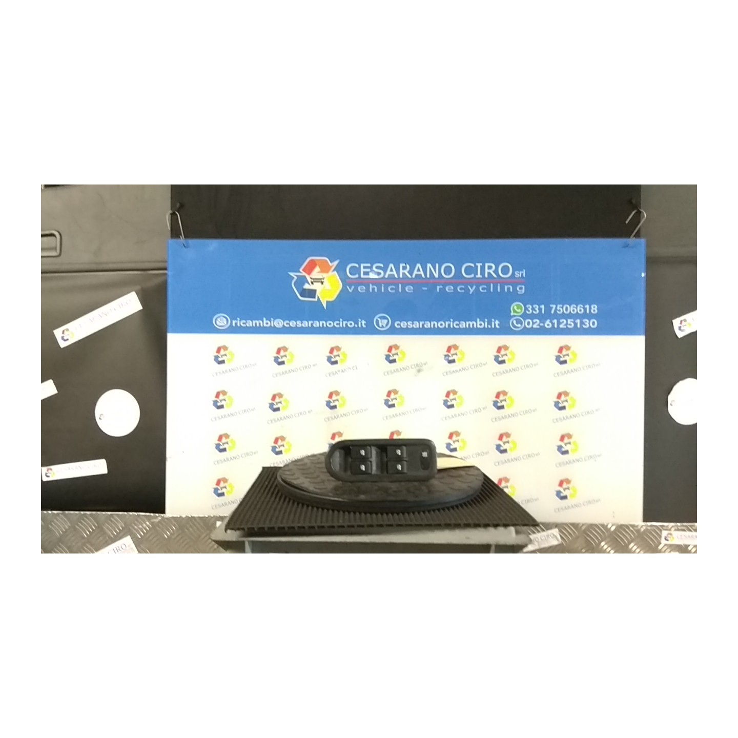 BLOCCO COMANDI ALZACRISTALLI 091 RENAULT SCENIC 2A SERIE (06/03-08/09) K4MT7 NB3721019041017