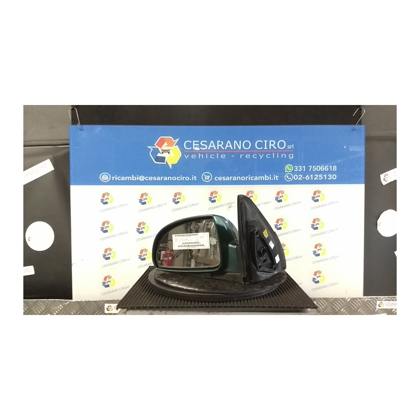 RETROVISORE EST. REGOLAZ. ELETTR. SX. 081 KIA RIO 1A SERIE (11/00-12/05) A5D 87611FD500CA