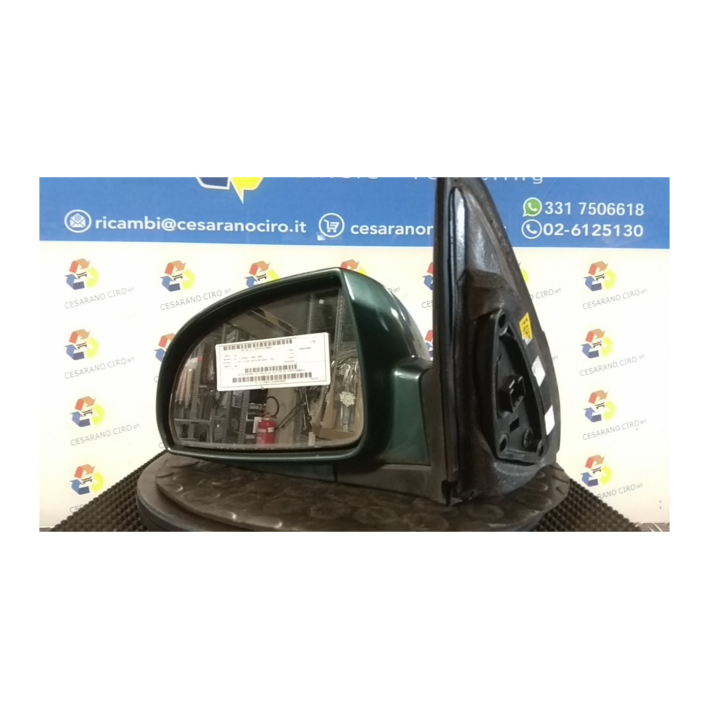 RETROVISORE EST. REGOLAZ. ELETTR. SX. 081 KIA RIO 1A SERIE (11/00-12/05) A5D 87611FD500CA