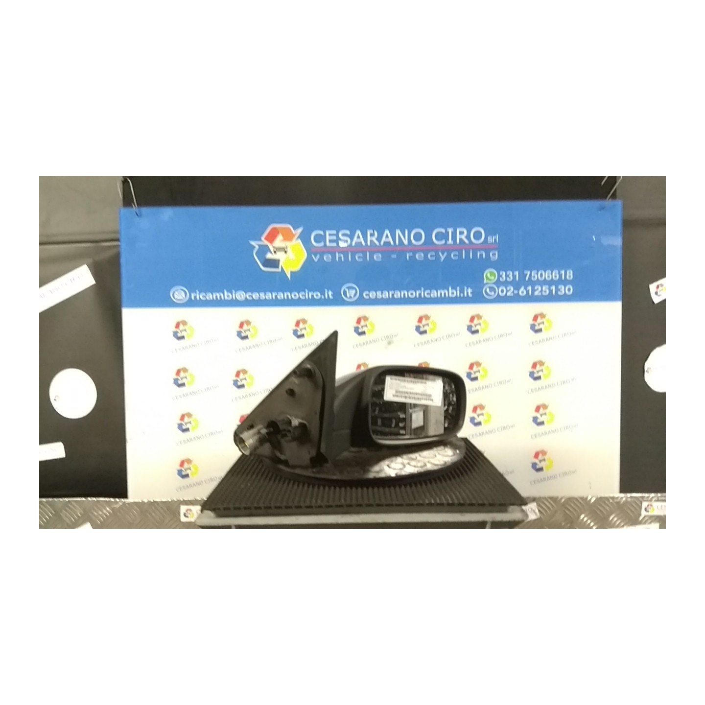 RETROVISORE EST. REGOLAZ. ELETTR. DX 106 RENAULT LAGUNA 2A SERIE (03/05-09/07) F9QD6 NB2413019059002DX