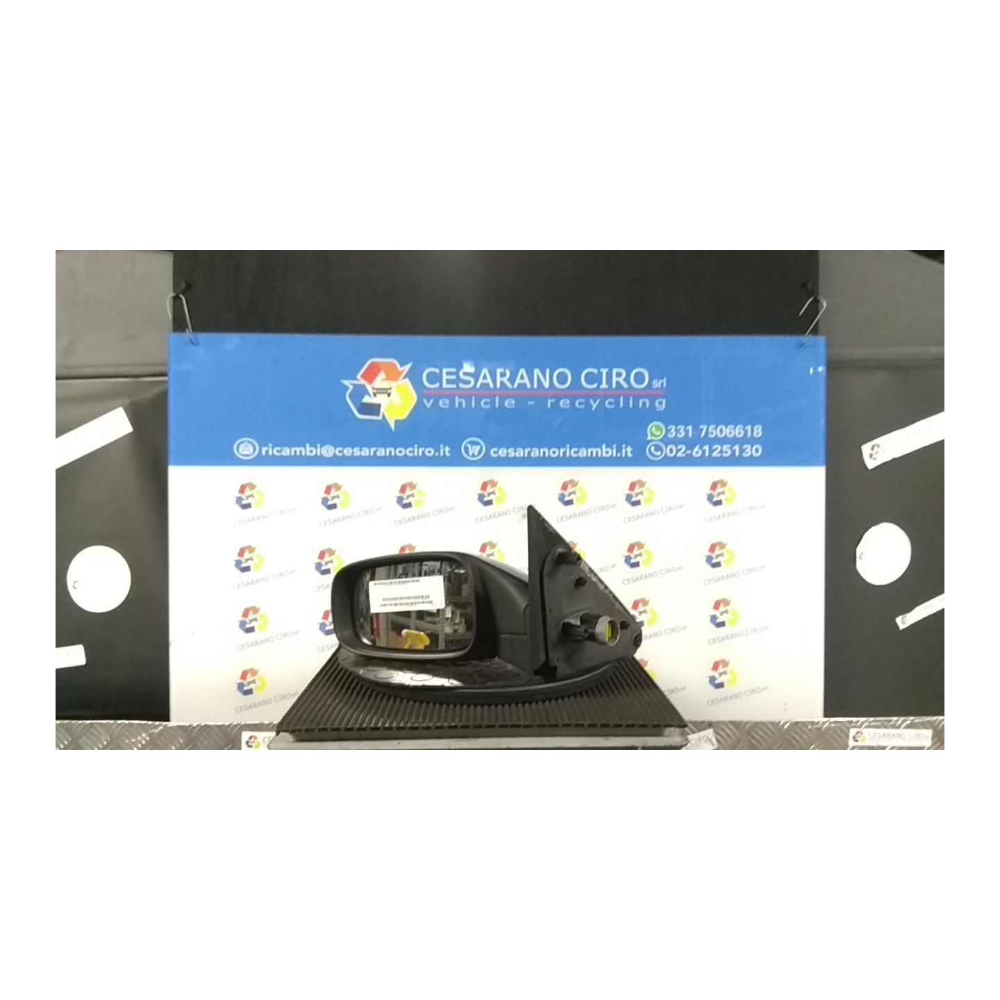 RETROVISORE EST. REGOLAZ. ELETTR. SX 107 RENAULT LAGUNA 2A SERIE (03/05-09/07) F9QD6 NB2413019059002SX
