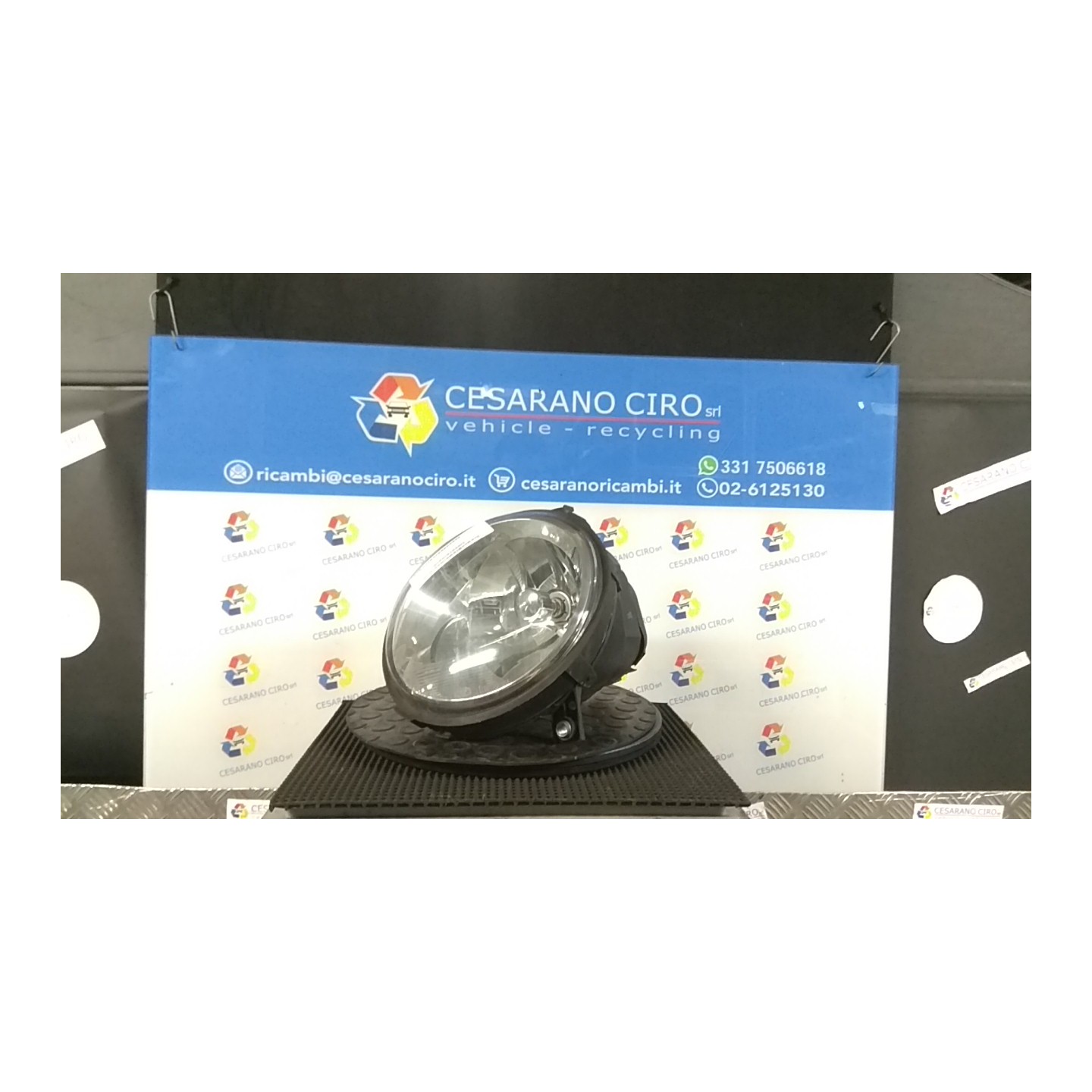 PROIETTORE CON REGOLATORE ALTEZZA SX. 004 VOLKSWAGEN LUPO (6X) (09/98-05/05) AUD 6X1941751J