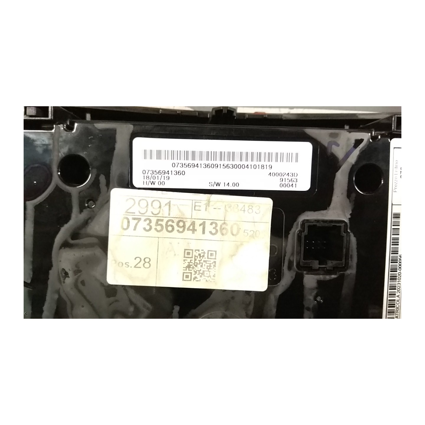 BLOCCO COMANDO CLIMATIZZAZIONE 056 JEEP RENEGADE (RE) (07/18-) 55282151 735693928