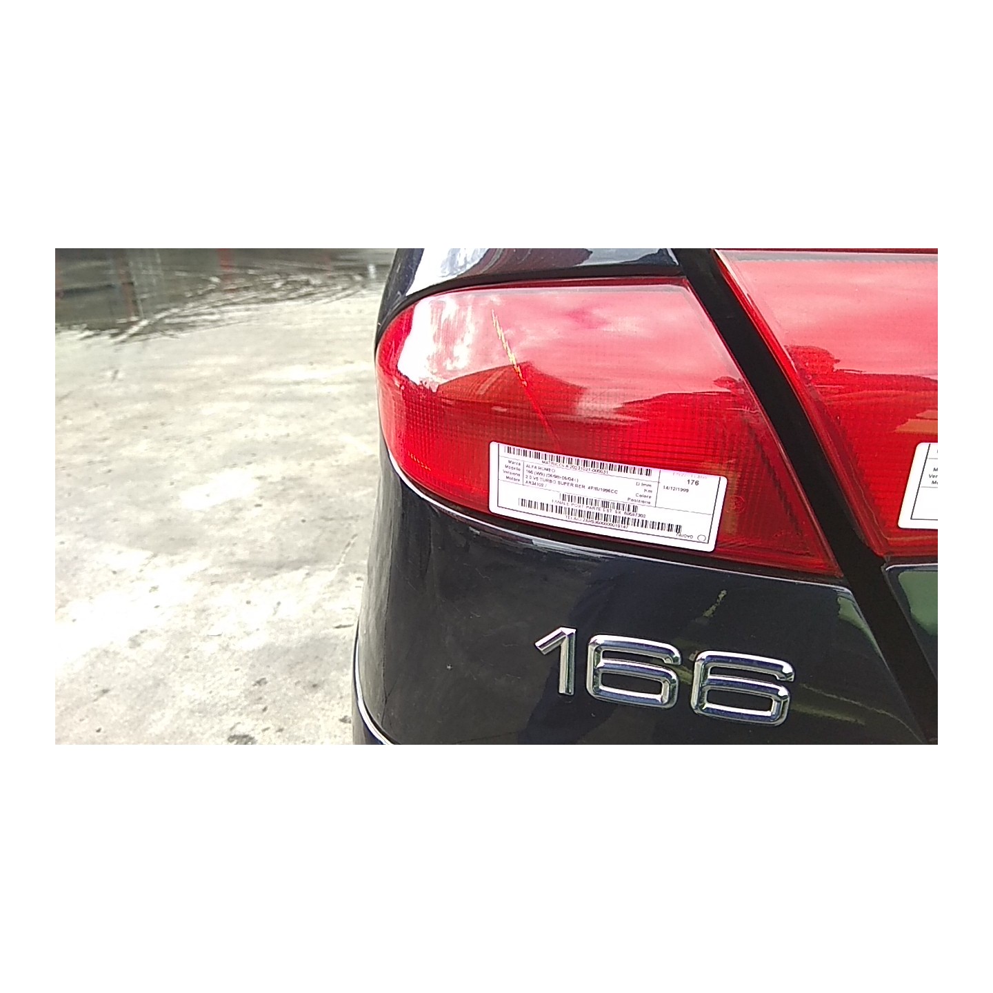 FANALE POST. PARTE EST. SX. 031 ALFA ROMEO 166 (W9) (06/98-05/04) AR34102 60597302