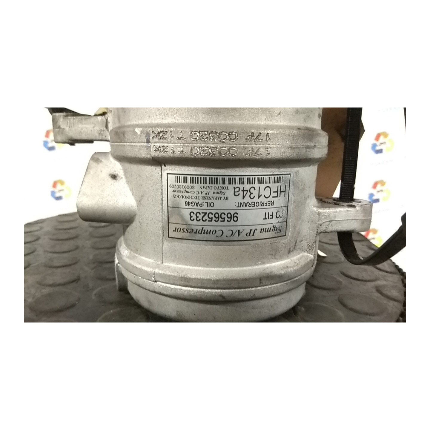 COMPRESSORE A/C C/SERVOSTERZO 056 CHEVROLET (DAEWOO) MATIZ (M100) (12/00-02/06) F8CV 93741207