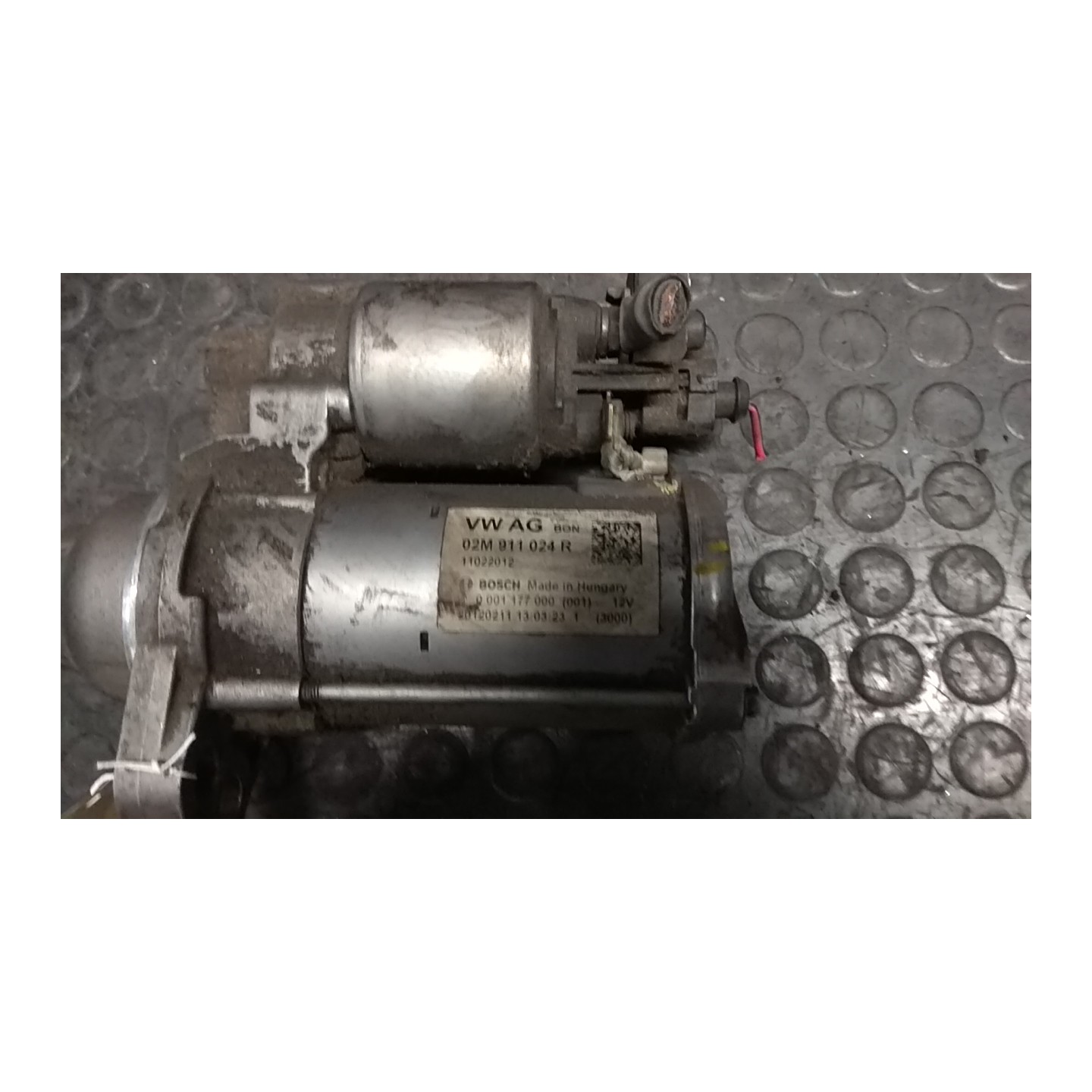 MOTORINO AVVIAMENTO 1.1KW BOSCH 062 VOLKSWAGEN UP! (1S) (11/11-10/16) CHY 02M911024R
