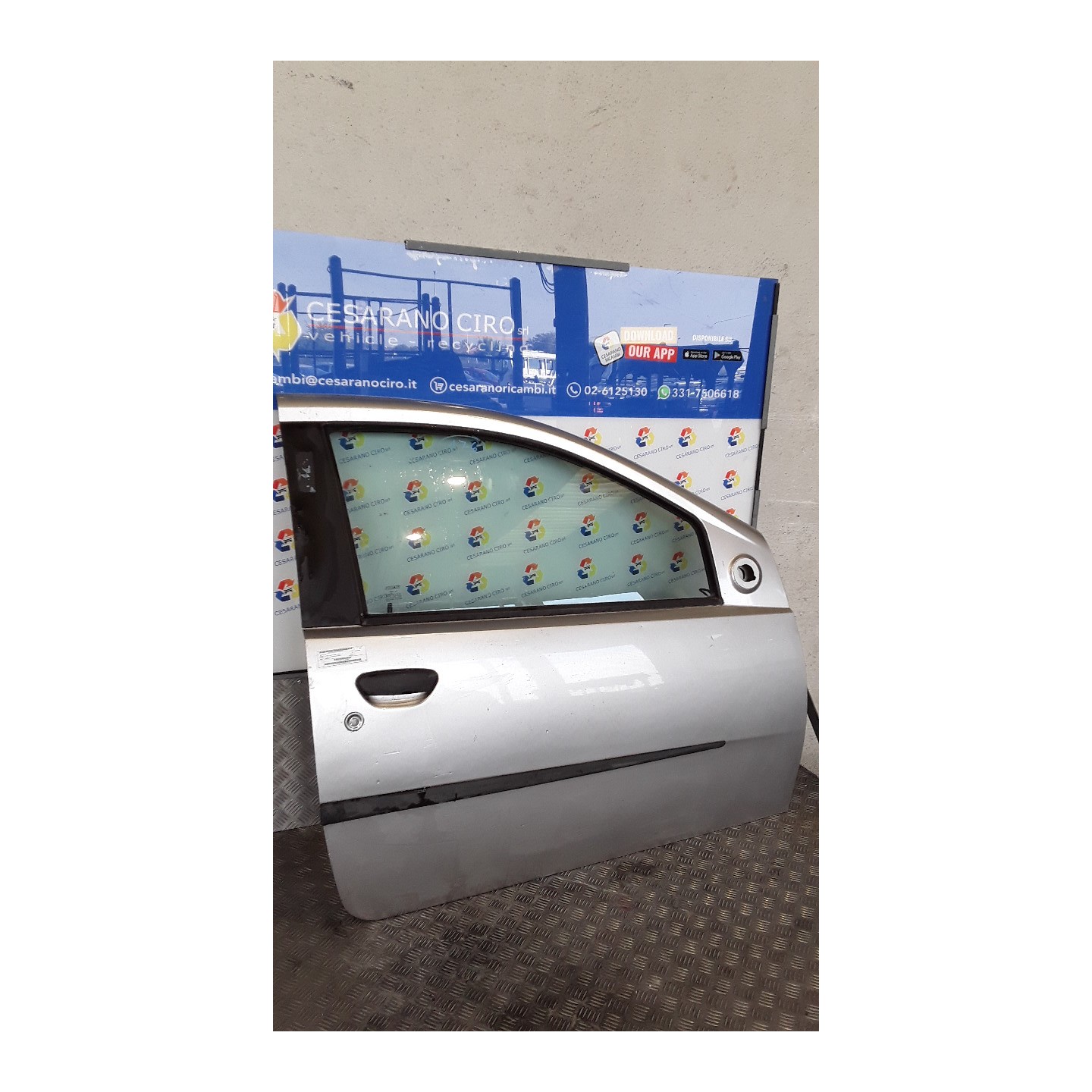 PORTA ANT. DX. 133 FIAT PUNTO (1N/1P) (07/99-12/05) 188A5000 71765848
