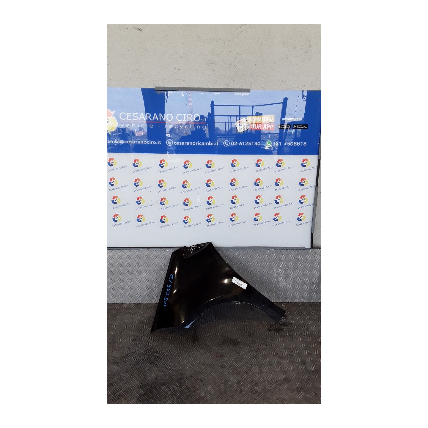 PARAFANGO ANT. SX. 105 MERCEDES-BENZ CLASSE A (W/C169) (07/04-04/13 266920 A1698810101