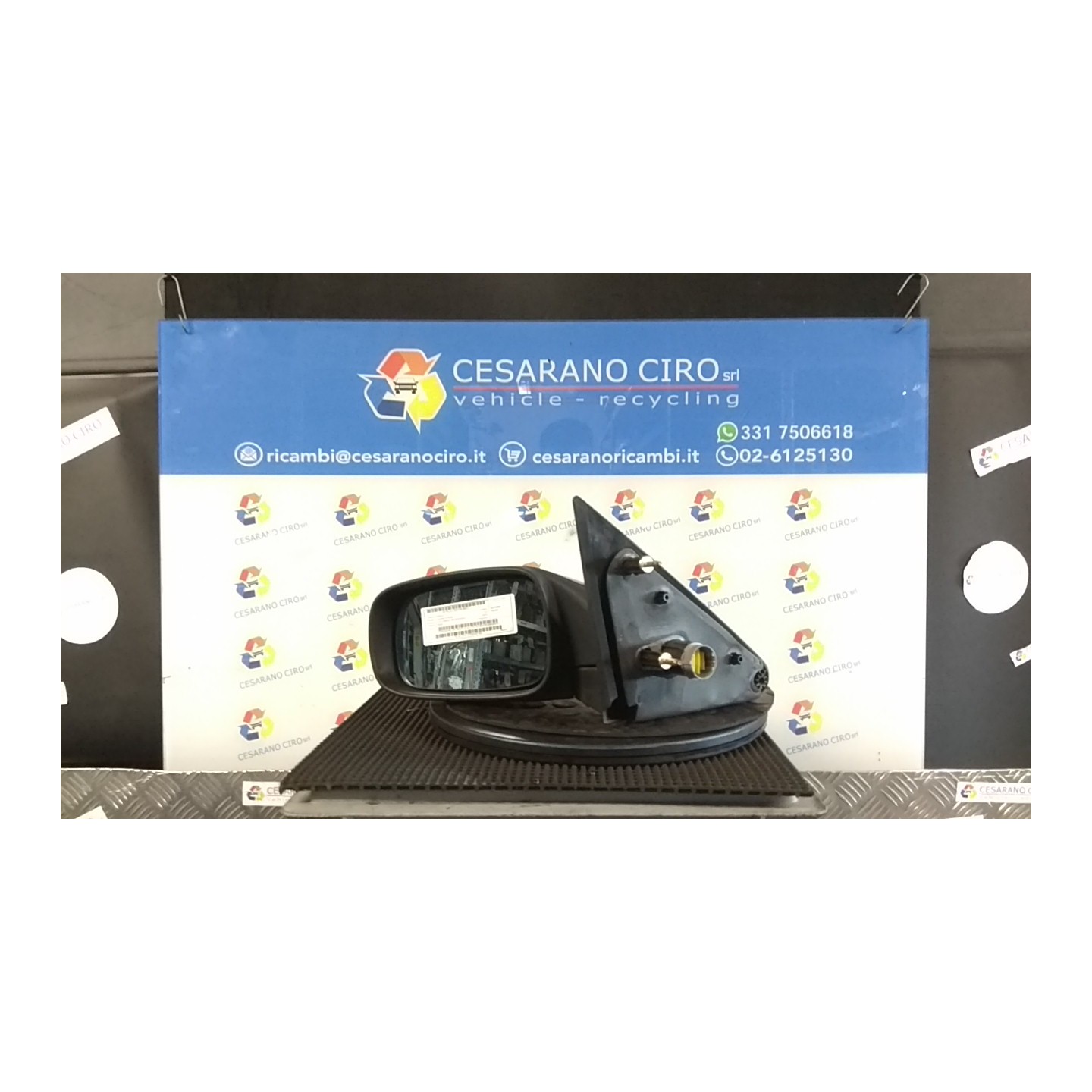 RETROVISORE EST. REGOLAZ. ELETTR. SX 014 RENAULT LAGUNA 2A SERIE (03/05-09/07) F9QD6 NB2413019059002SX