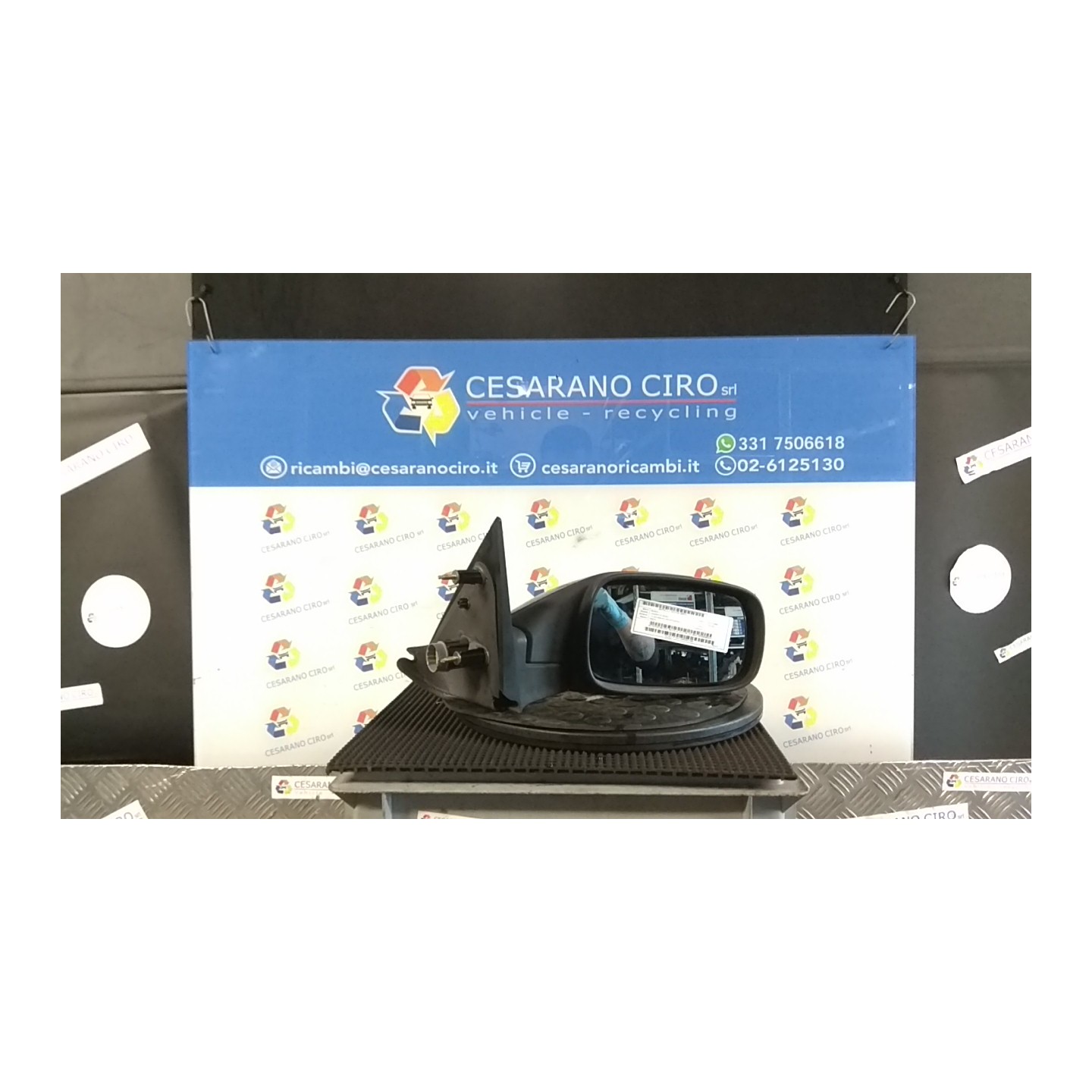 RETROVISORE EST. REGOLAZ. ELETTR. DX 016 RENAULT LAGUNA 2A SERIE (03/05-09/07) F9QD6 NB2413019059002DX