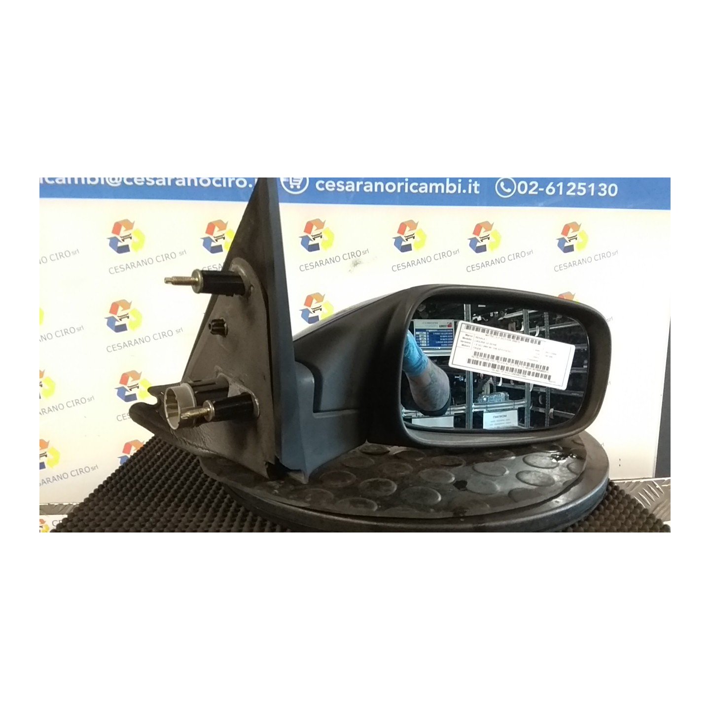 RETROVISORE EST. REGOLAZ. ELETTR. DX 016 RENAULT LAGUNA 2A SERIE (03/05-09/07) F9QD6 NB2413019059002DX
