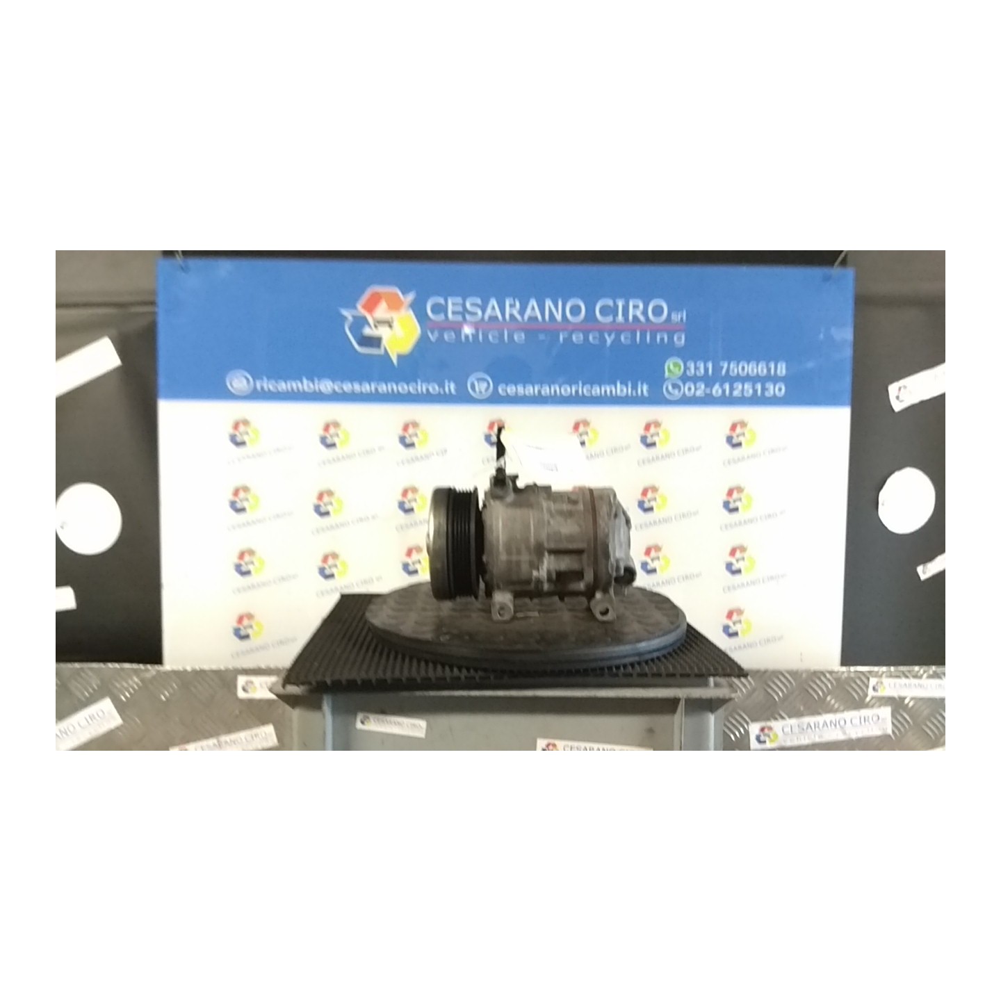 COMPRESSORE A/C 112 FIAT GRANDE PUNTO (2Y) (06/05-12/08 199A4000 55194880