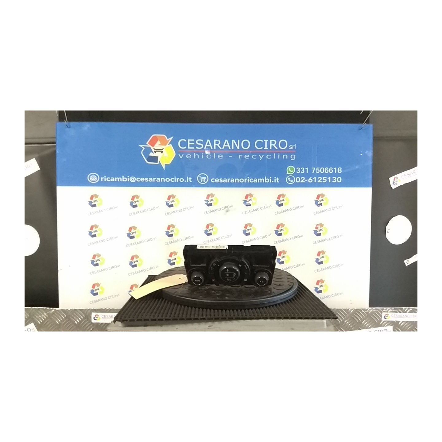 BLOCCO COMANDO CLIMATIZZAZIONE C/RAFFR.AUTO. 179 PEUGEOT 5008 (10/09-03/17) 9HR 6452W6