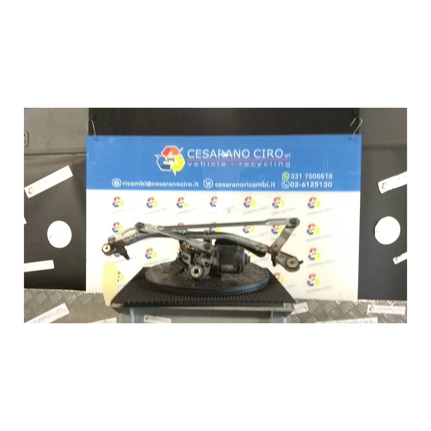 MECCANISMO TERGIPARABREZZA CON MOTORINO 193 PEUGEOT 1007 (04/05-06/10) KFV 6405Q8