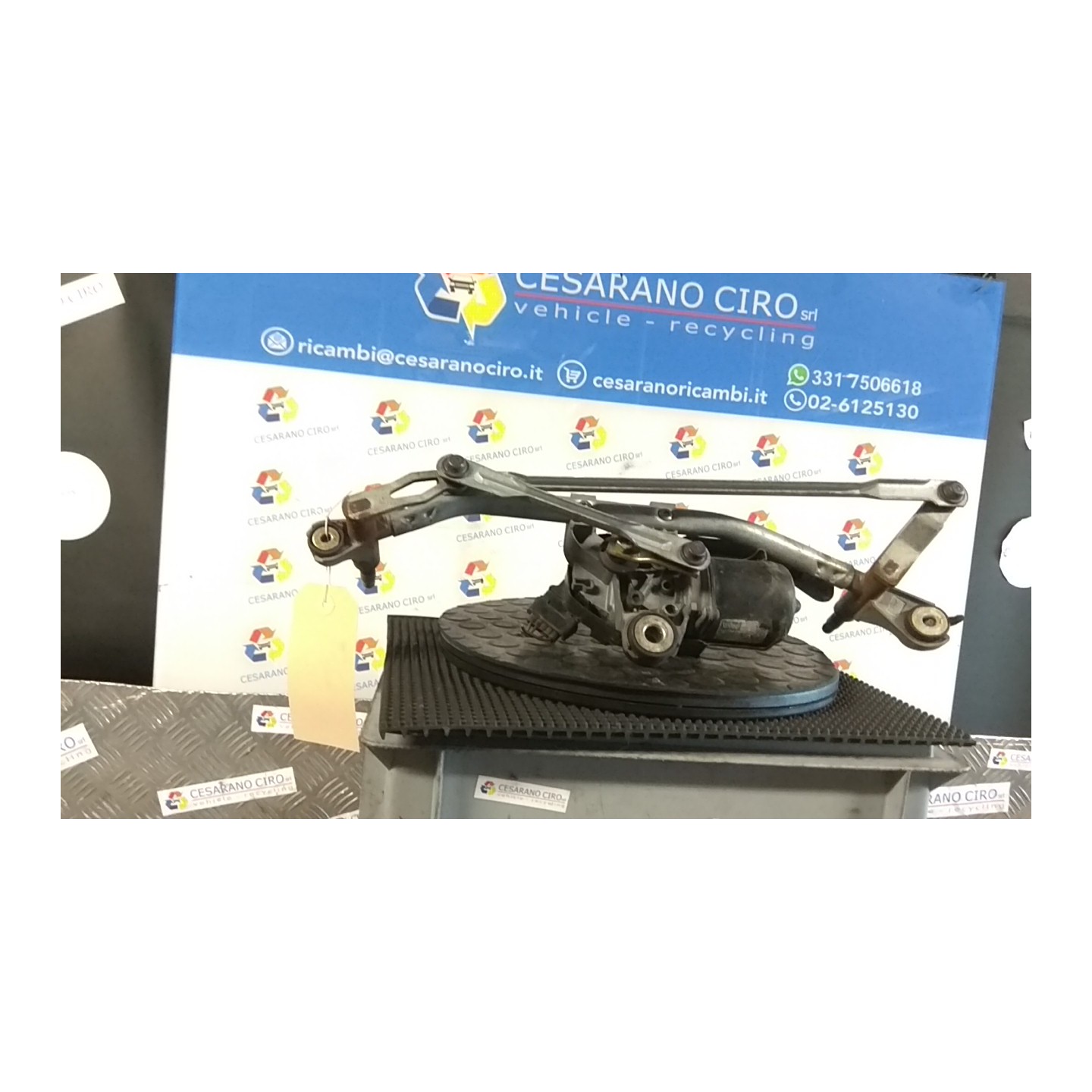 MECCANISMO TERGIPARABREZZA CON MOTORINO 193 PEUGEOT 1007 (04/05-06/10) KFV 6405Q8