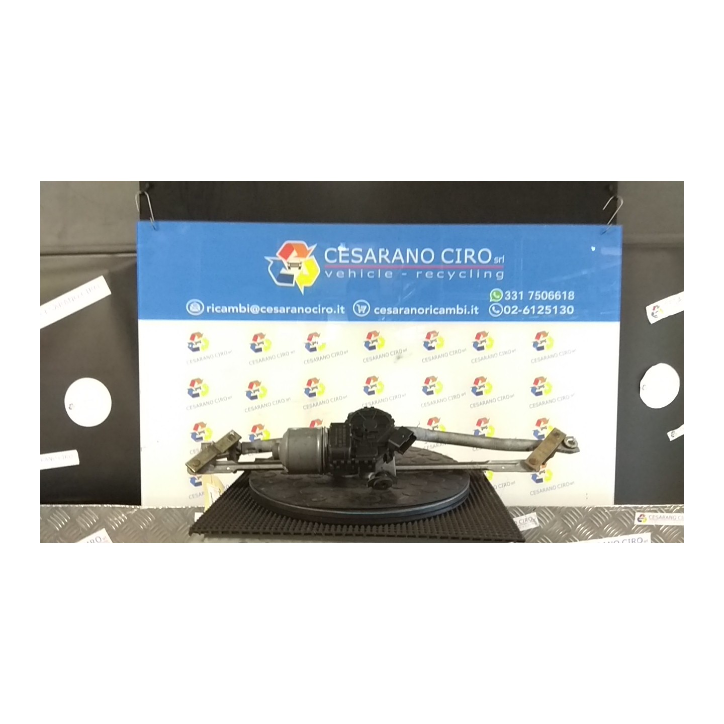 MECCANISMO TERGIPARABREZZA VALEO 030 RENAULT CLIO 2A SERIE (05/01-11/10) K4JC7 7701052155