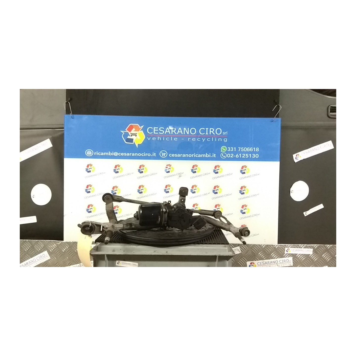 MECCANISMO TERGIPARABREZZA CON MOTORINO 084 CITROEN C3 2A SERIE (A51) (09/09-06/13 8HR 6405QC