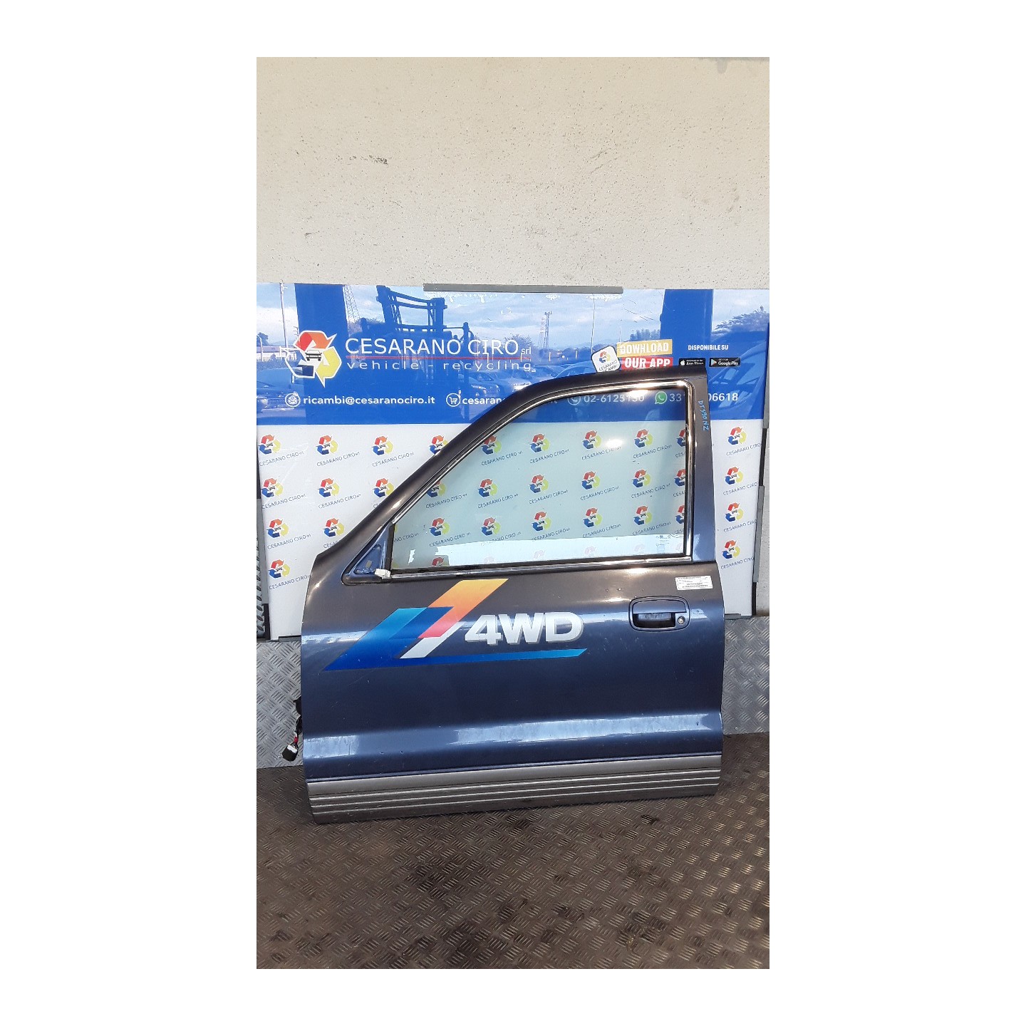 PORTA ANT. SX. 100 KIA SPORTAGE 1A SERIE (01/97-11/00 FE 0K01F59020B