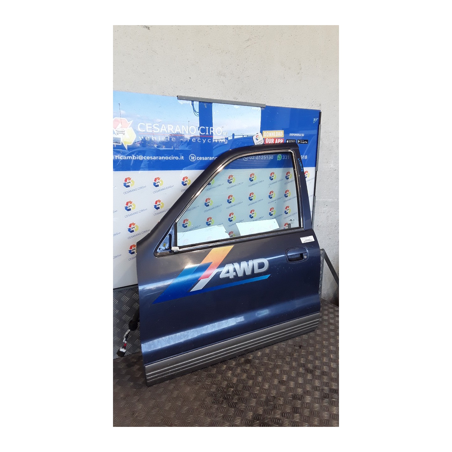 PORTA ANT. SX. 100 KIA SPORTAGE 1A SERIE (01/97-11/00 FE 0K01F59020B