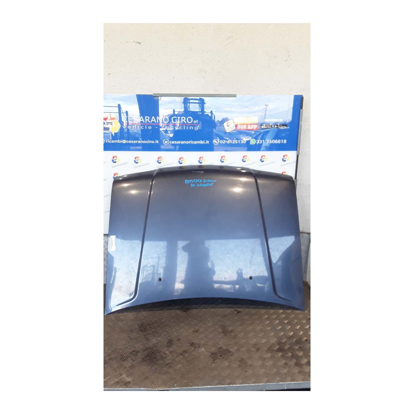 COFANO ANT. 101 KIA SPORTAGE 1A SERIE (01/97-11/00 FE 0K01F52310A