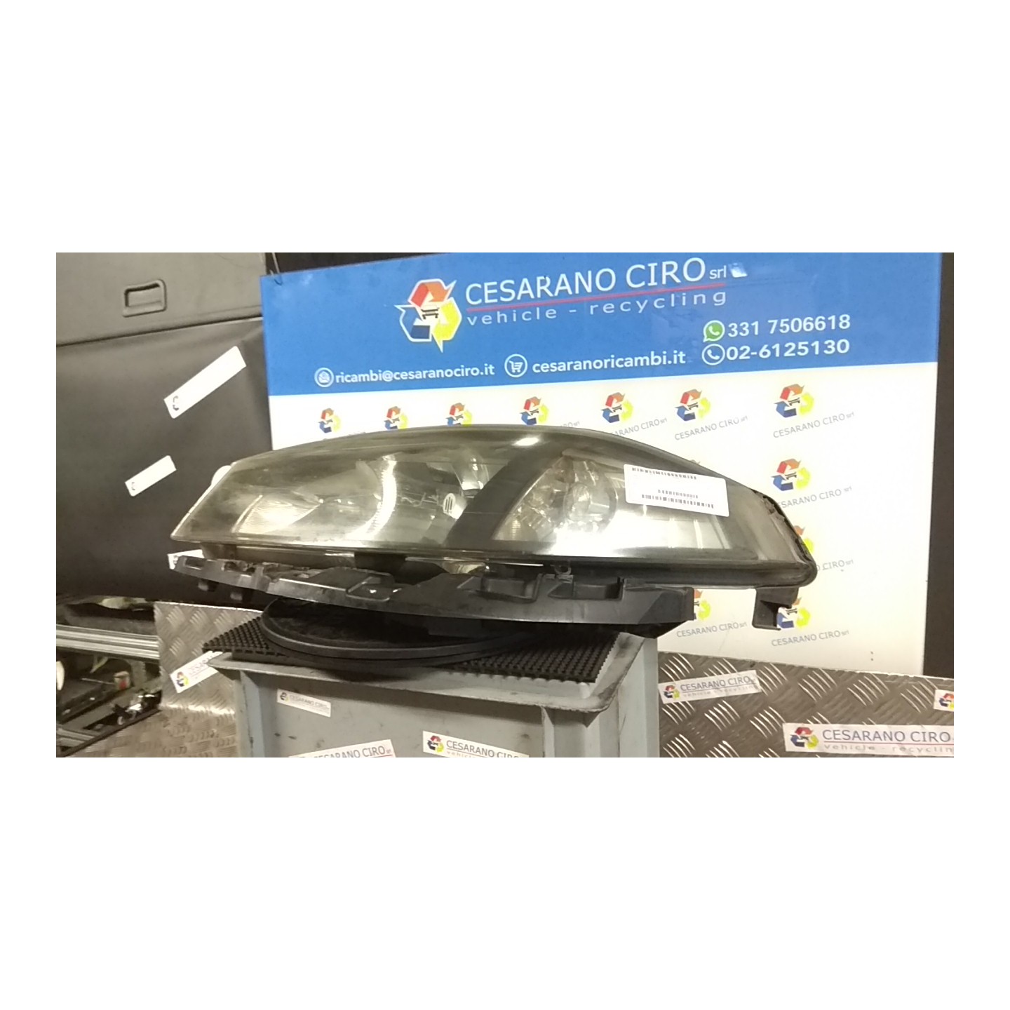 PROIETTORE SX. 080 RENAULT LAGUNA 2A SERIE (03/05-09/07) F9QD6 7701061669