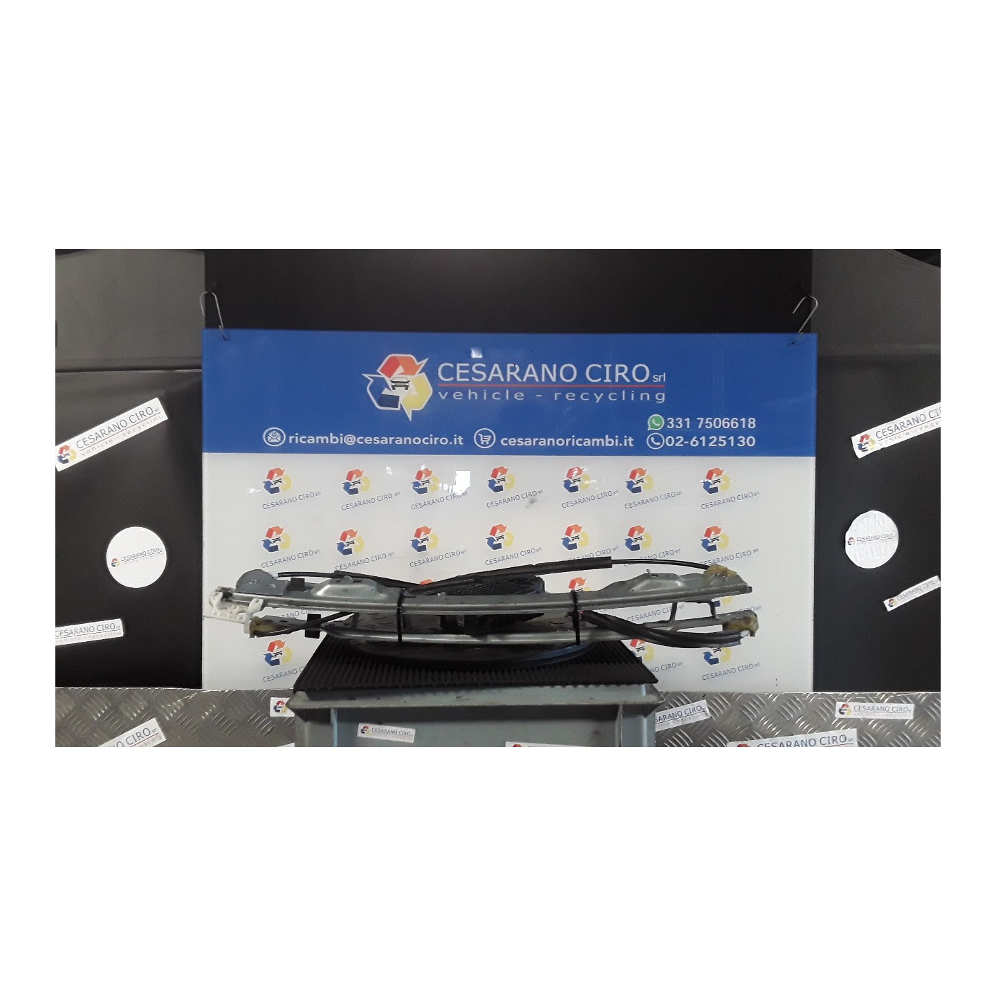 ALZACRISTALLO ELETTR. PORTA ANT. SX. 126 CITROEN C4 PICASSO (09/06-08/13) RH02 9221CV