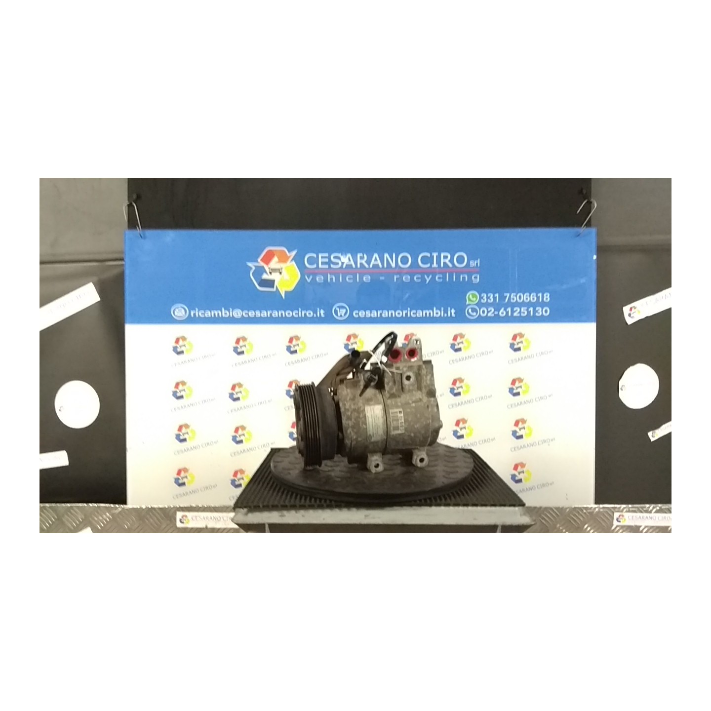 COMPRESSORE A/C 141 HYUNDAI MATRIX (09/01-05/06) D3EA 9770117800