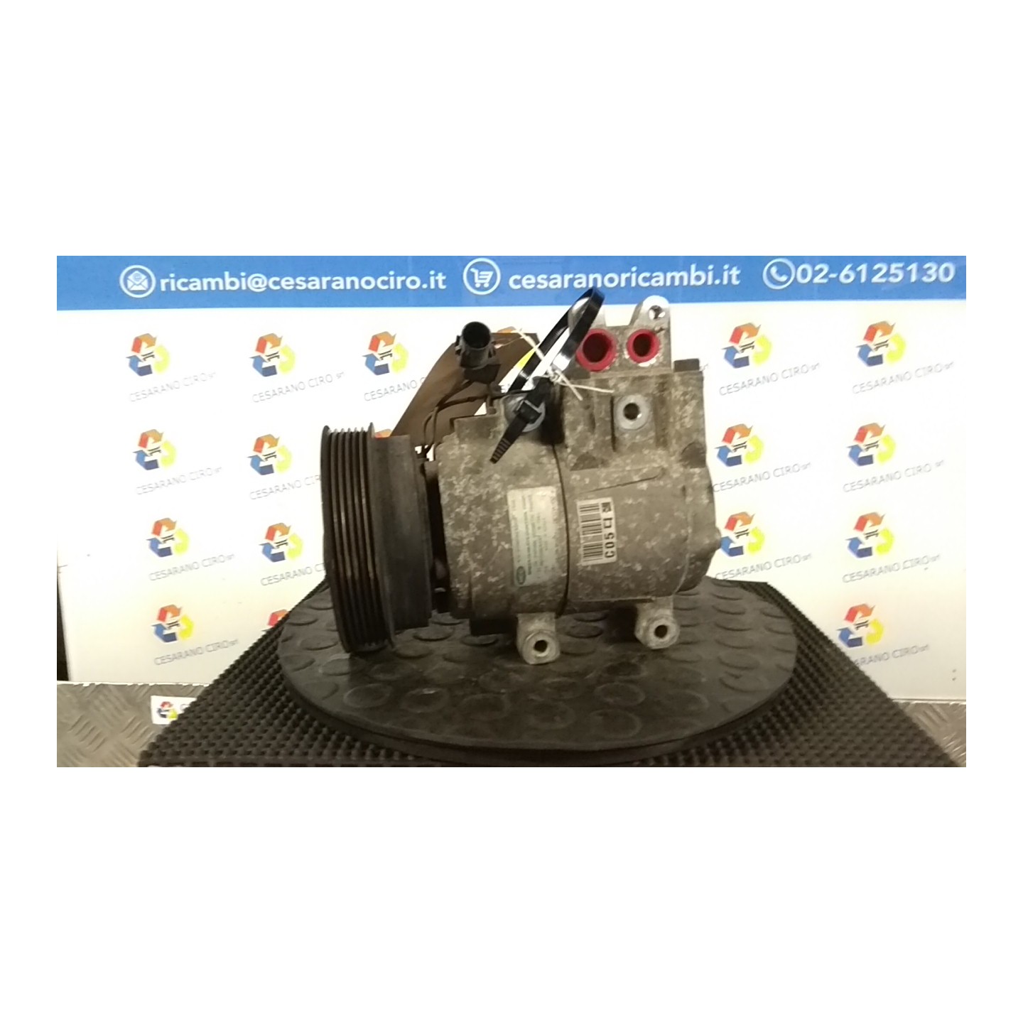 COMPRESSORE A/C 141 HYUNDAI MATRIX (09/01-05/06) D3EA 9770117800