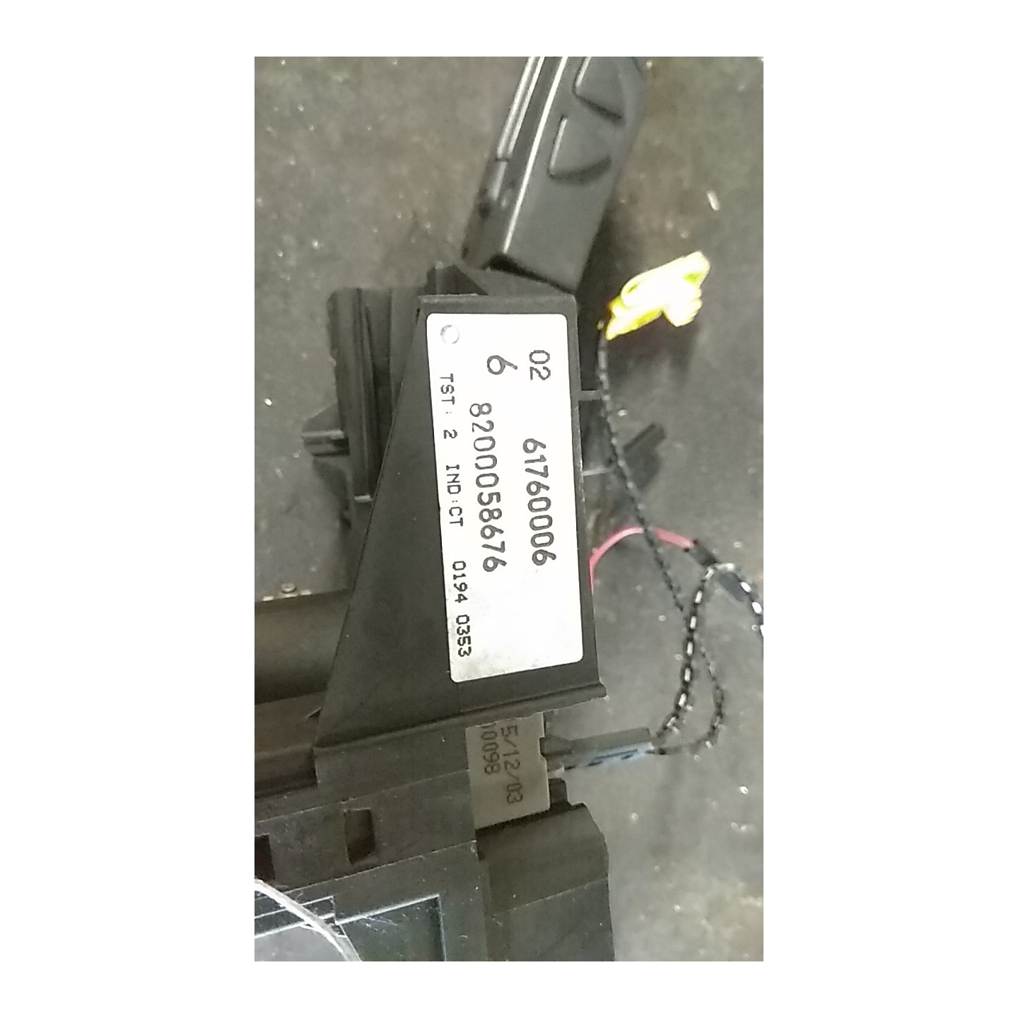 CONTATTO SPIRALIFORME AIRBAG 025 RENAULT CLIO 2A SERIE (05/01-11/10) D4FB7 7701045276